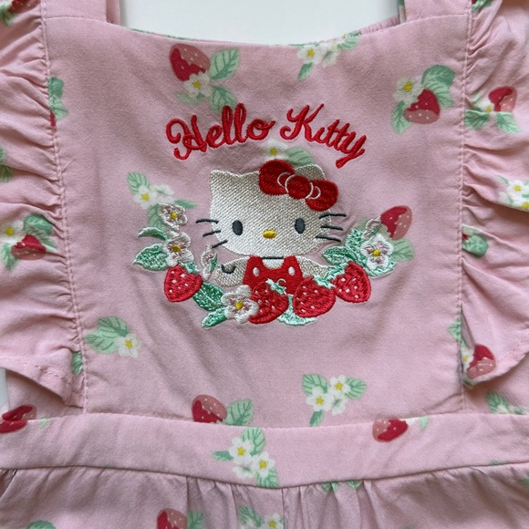 Sanrio Hello Kitty Girls Floral Ruffle Jumpsuit — BoxLunch Exclusive - Size 4T - Picture 6 of 13